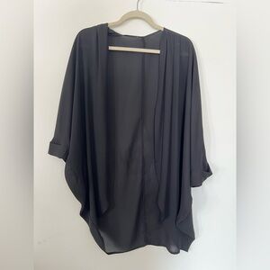 Open topper kimono